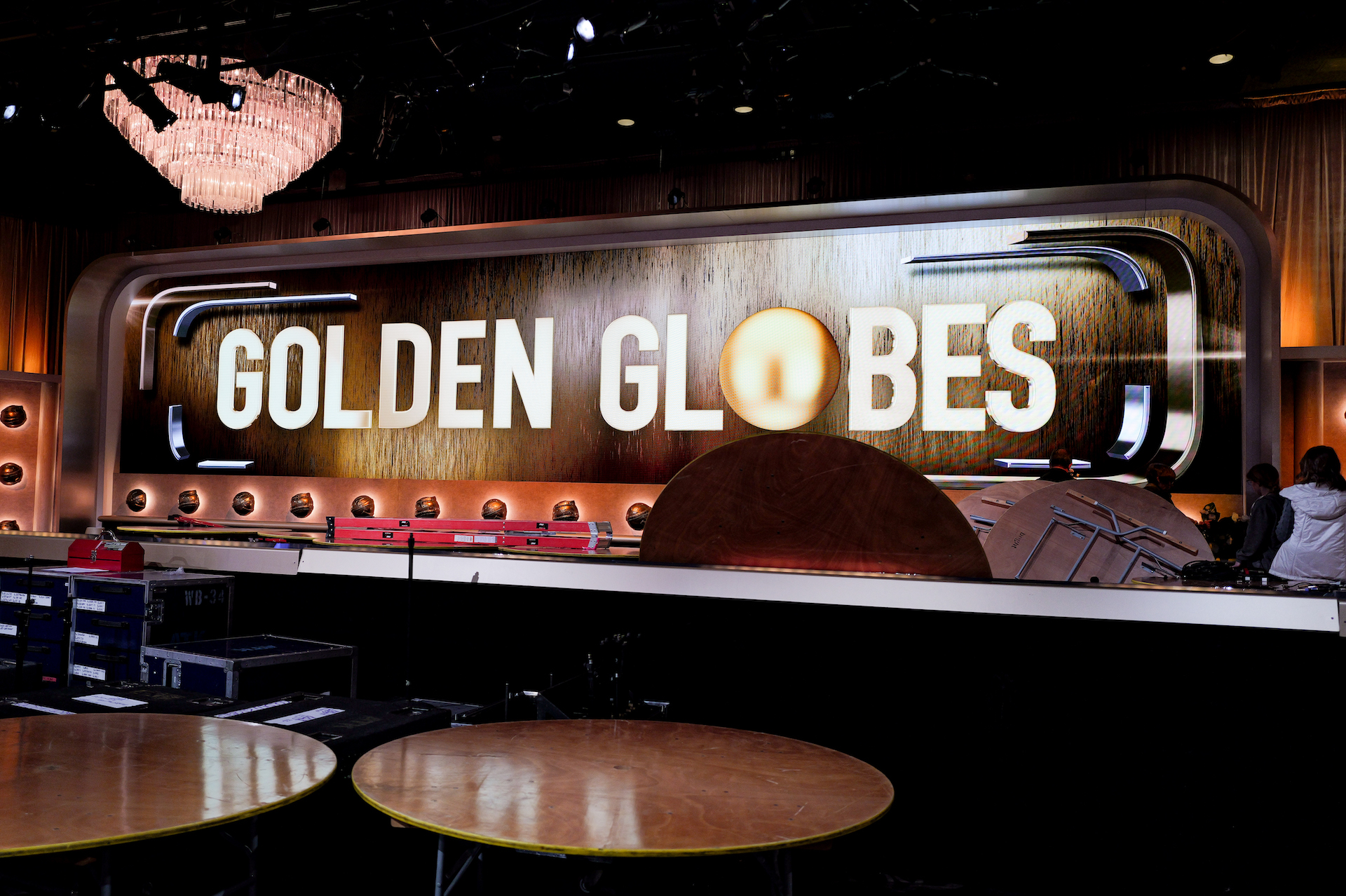 Atmosphère lors du 81e Golden Globe Awards Red Carpet Roll Out et Press Preview qui s'est tenu au Beverly Hilton le 4 janvier 2024 à Beverly Hills, en Californie.