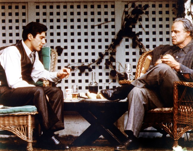 LE PARRAIN, Al Pacino, Marlon Brando, 1972