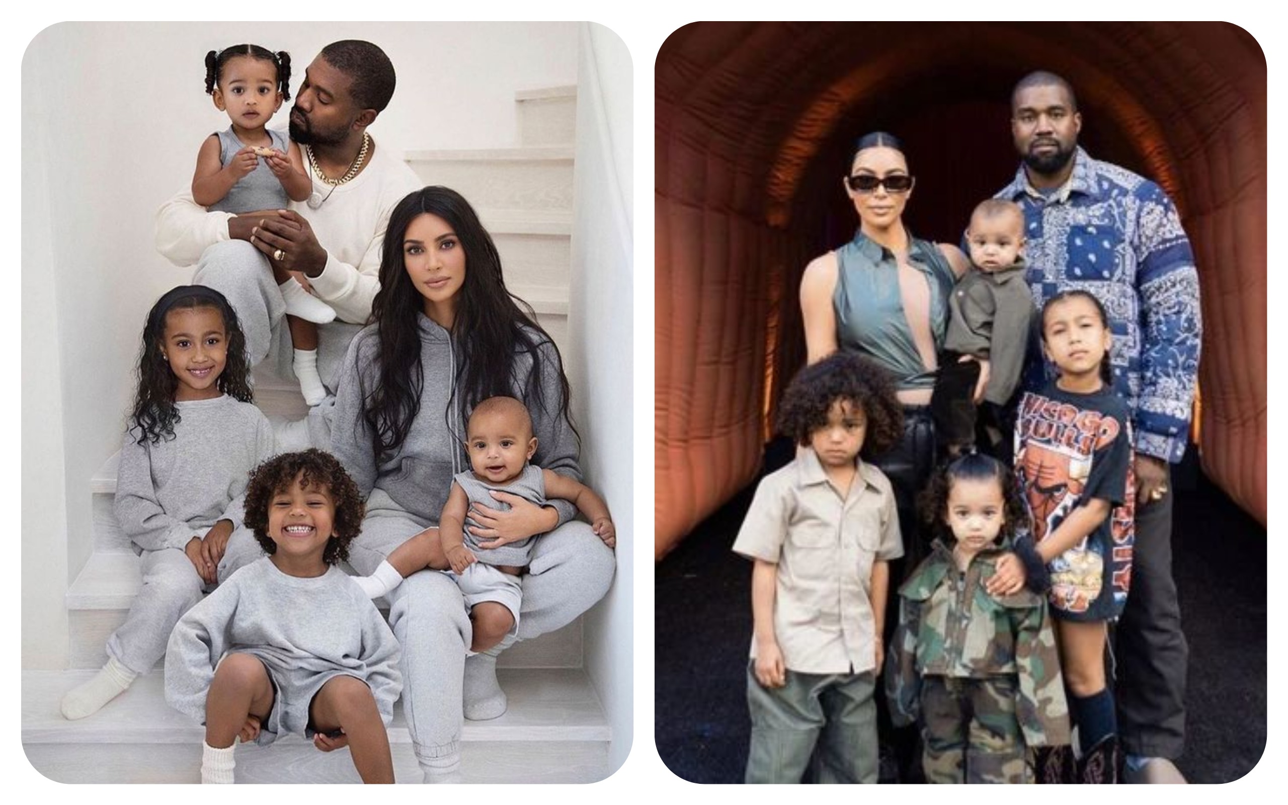 Les enfants de Kim Kardashian de Kanye West