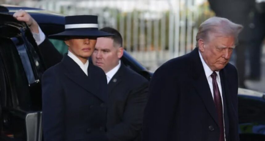 Melania Trump à l'investiture de Donald Trump en 2025