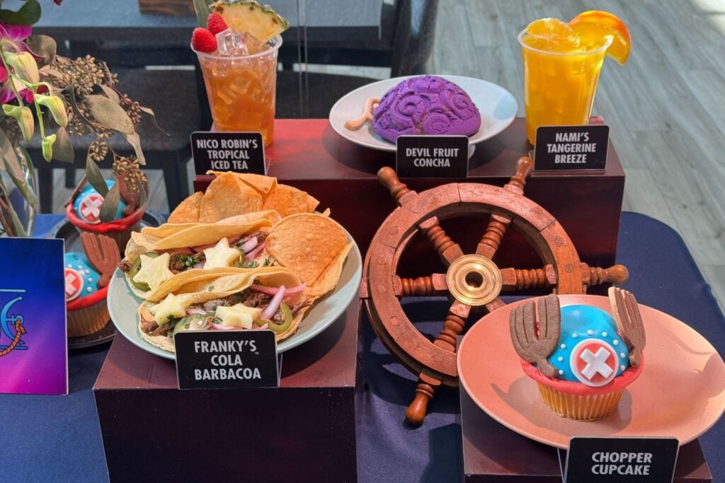 Menu Universal Studios des fêtes Food Fan One Piece One Piece