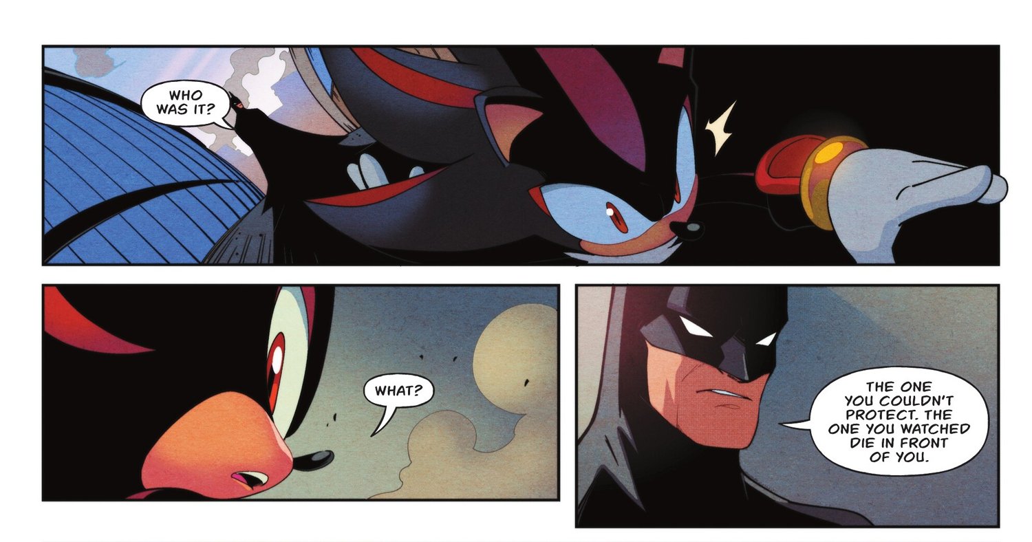 DC X Sonic 1 Batman Shadow Maria